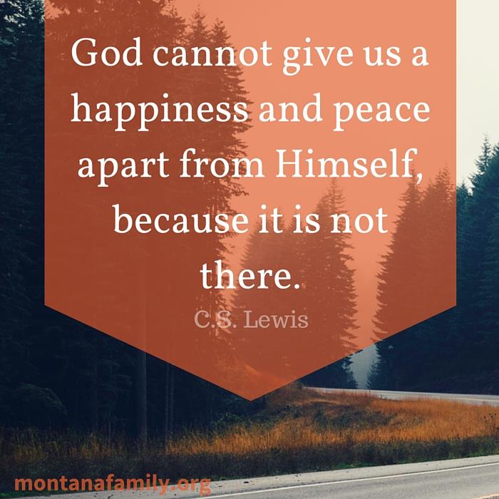 C.S. Lewis on Happiness and Peace